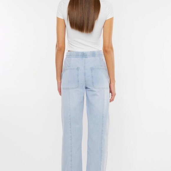 Julia KanCan High Rise Elastic Band Flare Jeans | Women's Pants | Fall Fashion - Picture 10 of 14